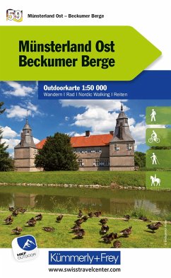 Münsterland Ost - Beckumer Berge Nr. 59 Outdoorkarte Deutschland 1:50 000 von Hallwag Kümmerly & Frey