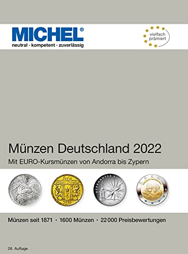 Münzen-Deutschland 2022 mit Eurokursmünzen von MICHEL
