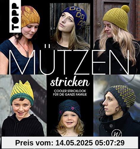 Mützen stricken by Woolly Wormhead: Cooler Stricklook für die ganze Familie