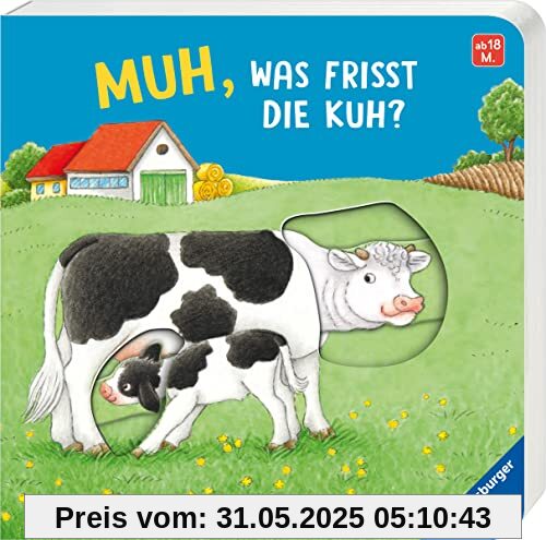 Muh, was frisst die Kuh?: Mein erstes Schiebebuch Muh, was frisst die Kuh?: Mein erstes Schiebebuch