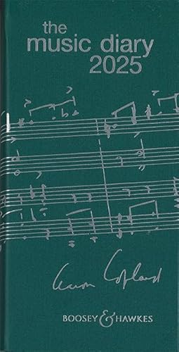 Music Diary 2025: green von BOOSEY
