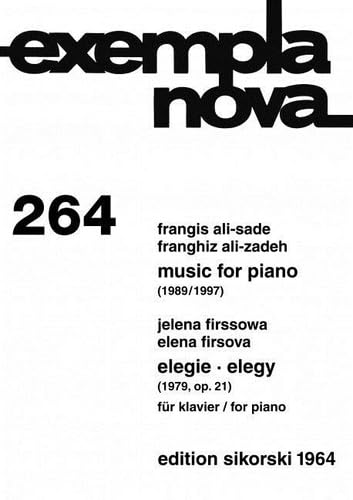 Music For Piano / Elegie für Klavier: 264. piano.