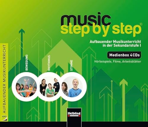 Music Step by Step 1. Medienbox (3 Audio-CDs und 1 CD+): Aufbauender Musikunterricht in der Sekundarstufe I (Music Step by Step: Aufbauender Musikunterricht)