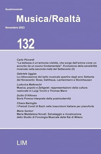 Musica/realtà (2023) (Vol. 132) von LIM