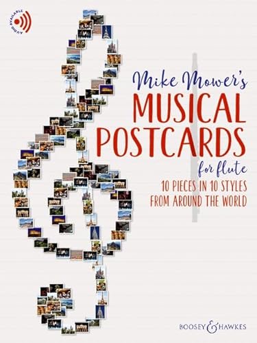 Musical Postcards for Flute: 10 pieces in 10 styles from around the world. Flöte. von Boosey & Hawkes, London