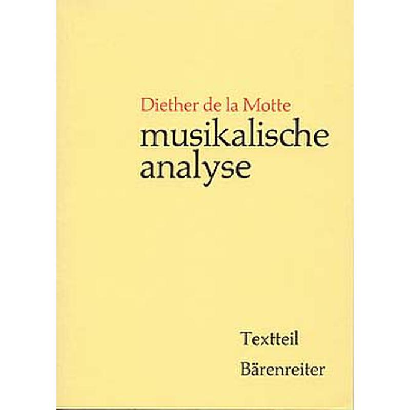 Musikalische Analyse Musikalische Analyse