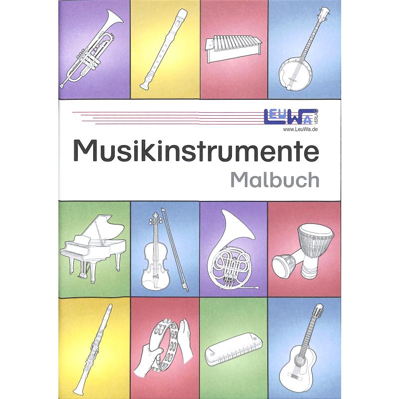 Musikinstrumente Malbuch Musikinstrumente Malbuch