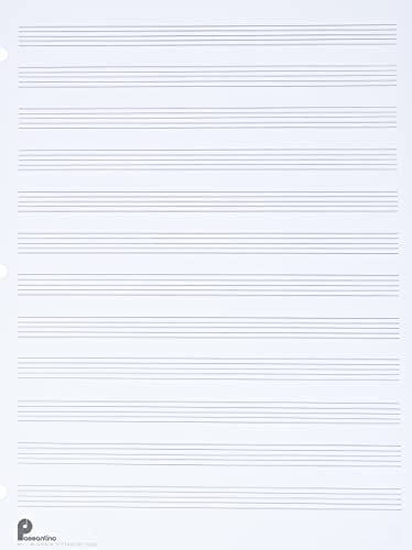 Musipack 3 Ring Filler No. 1: 12-Stave: Passantino Manuscript Paper (Passantino Manuscript Papers) von Music Sales