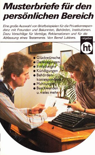 Musterbriefe Fur Den Personlichen Bereich Musterbriefe Fur Den Personlichen Bereich