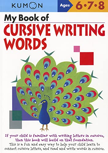 My Book of Cursive Writing Words, Ages 6-8 (Cursive Writing Workbooks)