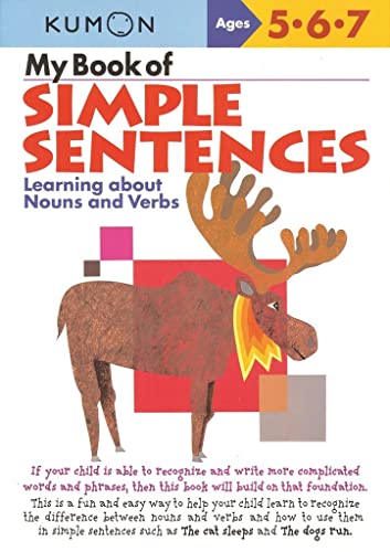 My Book of Simple Sentences: Learning about Nouns and Verbs (Kumon Workbooks)