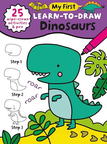 My First Learn-to-Draw Dinosaurs (My First Learn to Draw Wipe Clean Activity Book)