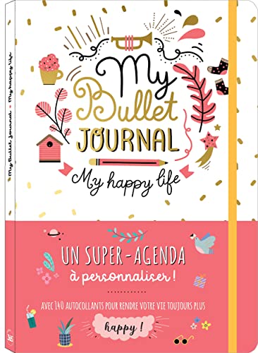 My bullet journal Mémoniak - My happy life - Agenda en pointillé et prérempli von 365 PARIS