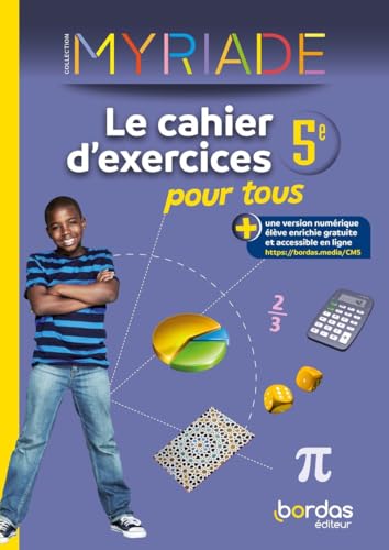 Myriade - Maths 5e - 2023 - Cahier d'exercices pour tous: Le cahier d'exercices pour tous