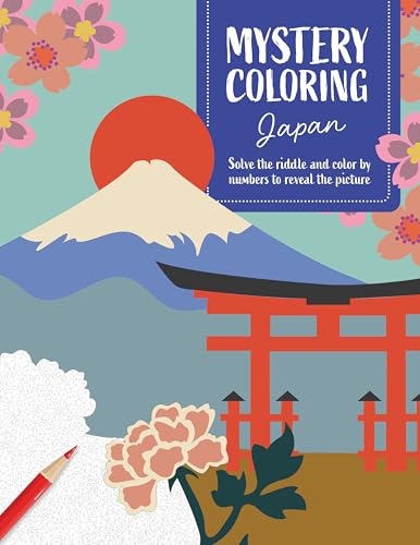 Mystery Coloring Japan: Solve the Riddle and Color by Numbers to Reveal the Picture von David & Charles