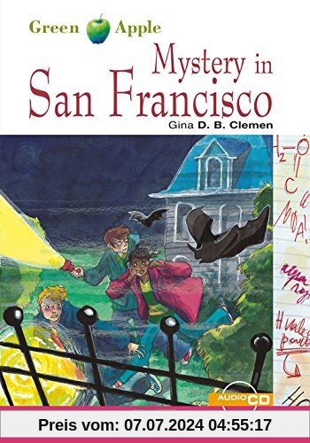 Mystery in San Francisco: Englische Lektüre für das 2. und 3. Lernjahr. Buch + Audio-CD (Green Apple)