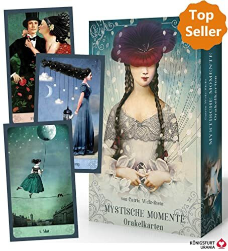 Mystische Momente (Oracle of Mystical Moments). Dekorative Box mit Silberpr�gung, 52 Inspirati...