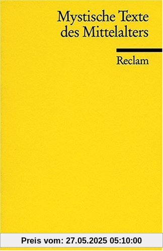 Mystische Texte des Mittelalters