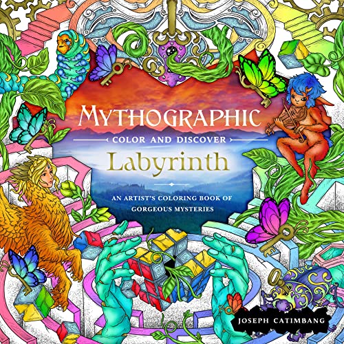 Mythographic Color and Discover - Labyrinth: An Artist’s Coloring Book of Gorgeous Mysteries von MacMillan (US)