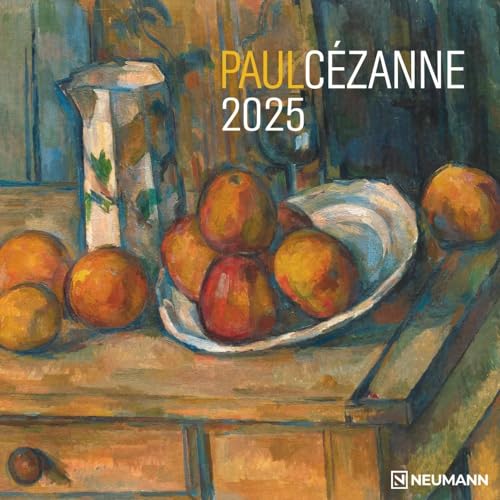 N NEUMANNVERLAGE - Paul Cézanne 2025 Broschürenkalender, 30x30cm, Wandkalender mit künstlerischen Abbildungen, Mondphasen, viel Platz für Notizen und internationale Feiertage/Kalendarium von N NEUMANNVERLAGE