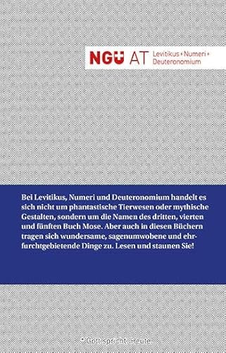 NGÜ AT: Levitikus + Numeri + Deuteronomium: Neue Genfer Übersetzung