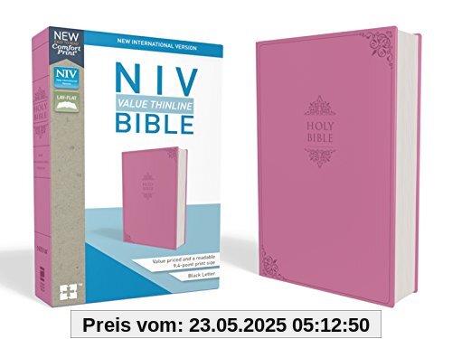NIV, Value Thinline Bible, Imitation Leather, Pink NIV, Value Thinline Bible, Imitation Leather, Pink