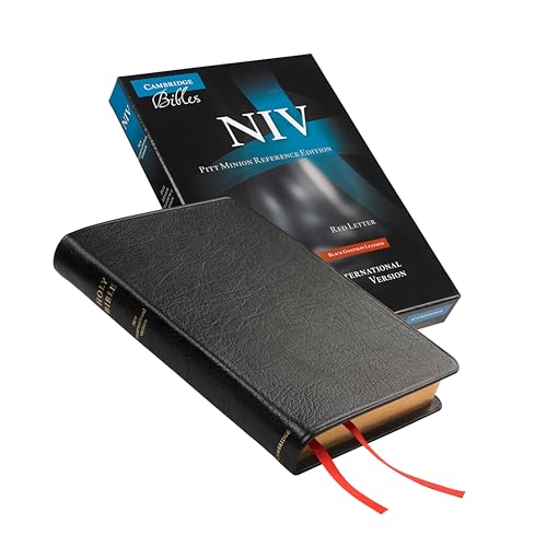 NIV Pitt Minion Reference Edition, Black Goatskin Leather, Red Letter Text: New International Version, Black Goatskin, Pitt Minion Reference NIV Pitt Minion Reference Edition, Black Goatskin Leather, Red Letter Text: New International Version, Black Goatskin, Pitt Minion Reference
