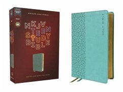 NKJV, Teen Study Bible, Leathersoft, Teal, Comfort Print von Zondervan