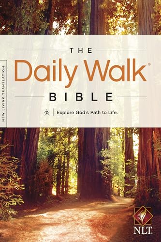 NLT Daily Walk Bible, The: Explore God's Path to Life: New Living Translation, Explore God's Path to Life (Daily Walk Bible: NLT) von Tyndale House Publishers