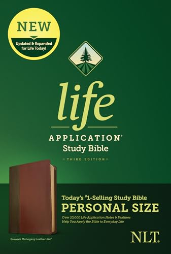 NLT Life Application Study Bible, Third Edition, Personal Size (Leatherlike, Brown/Tan)