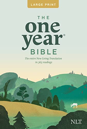 NLT One Year Bible Slimline Large Print PB, The