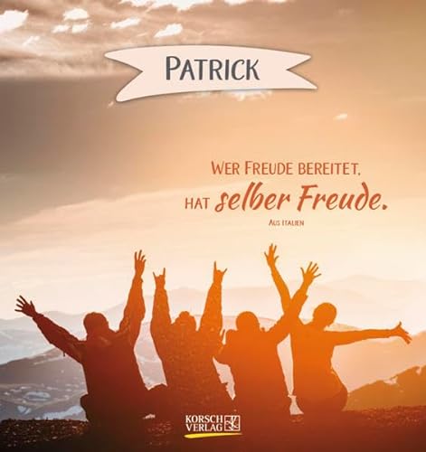 Namenskalender Patrick: Immerwährender Kalender von Korsch Verlag GmbH