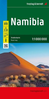 Namibia, Straßenkarte 1:1.000.000, freytag & berndt von Freytag-Berndt u. Artaria