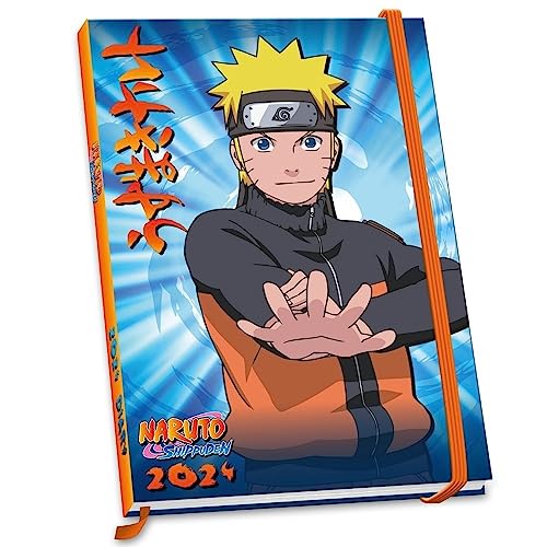 Naruto Shippuden 2024 A5 Size Diary von Danilo Promotions Limited