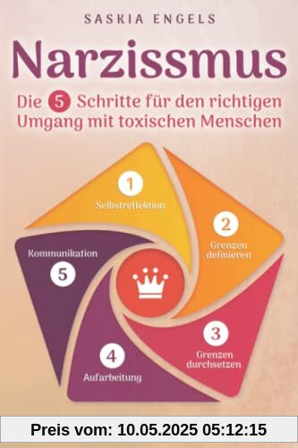 Narzissmus – Die 5 Schritte für den richtigen Umgang mit toxischen Menschen: Wie du dich vor emotionaler Manipulation schützt, dich aus toxischen Beziehungen befreist und selbstbestimmt lebst