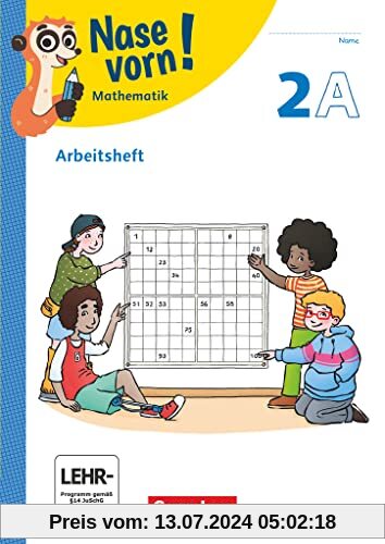 Nase vorn! - Mathematik - Lehrwerk für die Grundschule - 2. Schuljahr: Arbeitsheft - Teil A und B