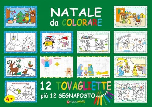 Natale da colorare. Tovagliette. Con 12 segnaposto von Edizioni del Baldo
