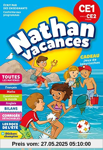 Nathan Vacances Du CE1 vers le CE2 7/8 ans