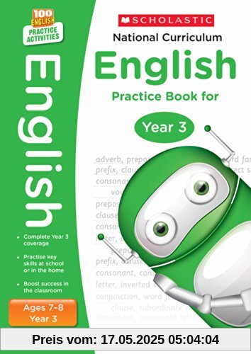 National Curriculum English Practice Book for Year 3 (100 Practice Activities)