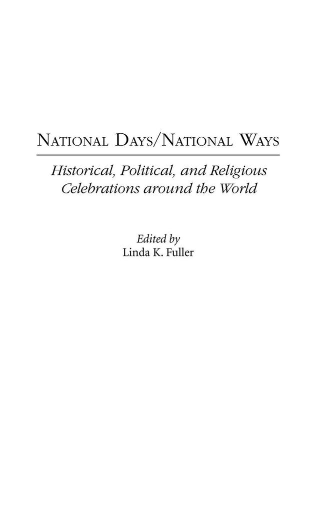National Days/National Ways von Praeger