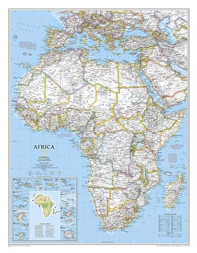 Africa Classic, Tubed: Wall Maps Continents: Political Map (National Geographic Reference Map)