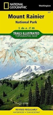 National Geographic Trails Illustrated Map Mount Rainier National Park, Washington, USA von National Geographic Maps
