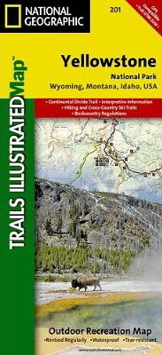 National Geographic Trails Illustrated Map Yellowstone National Park von National Geographic Maps