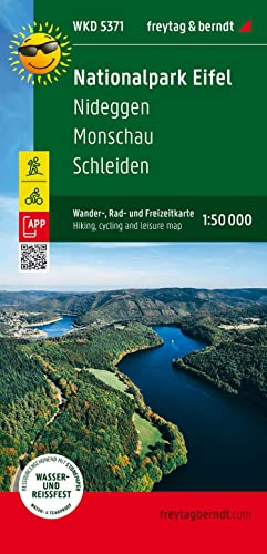 Nationalpark Eifel, Wander-, Rad- und Freizeitkarte 1:50.000, freytag & berndt, WKD 5371: Nideggen - Monschau - Schleiden, mit APP, Infos, wasserfest ... (freytag & berndt Wander-Rad-Freizeitkarten) von Freytag-Berndt und ARTARIA