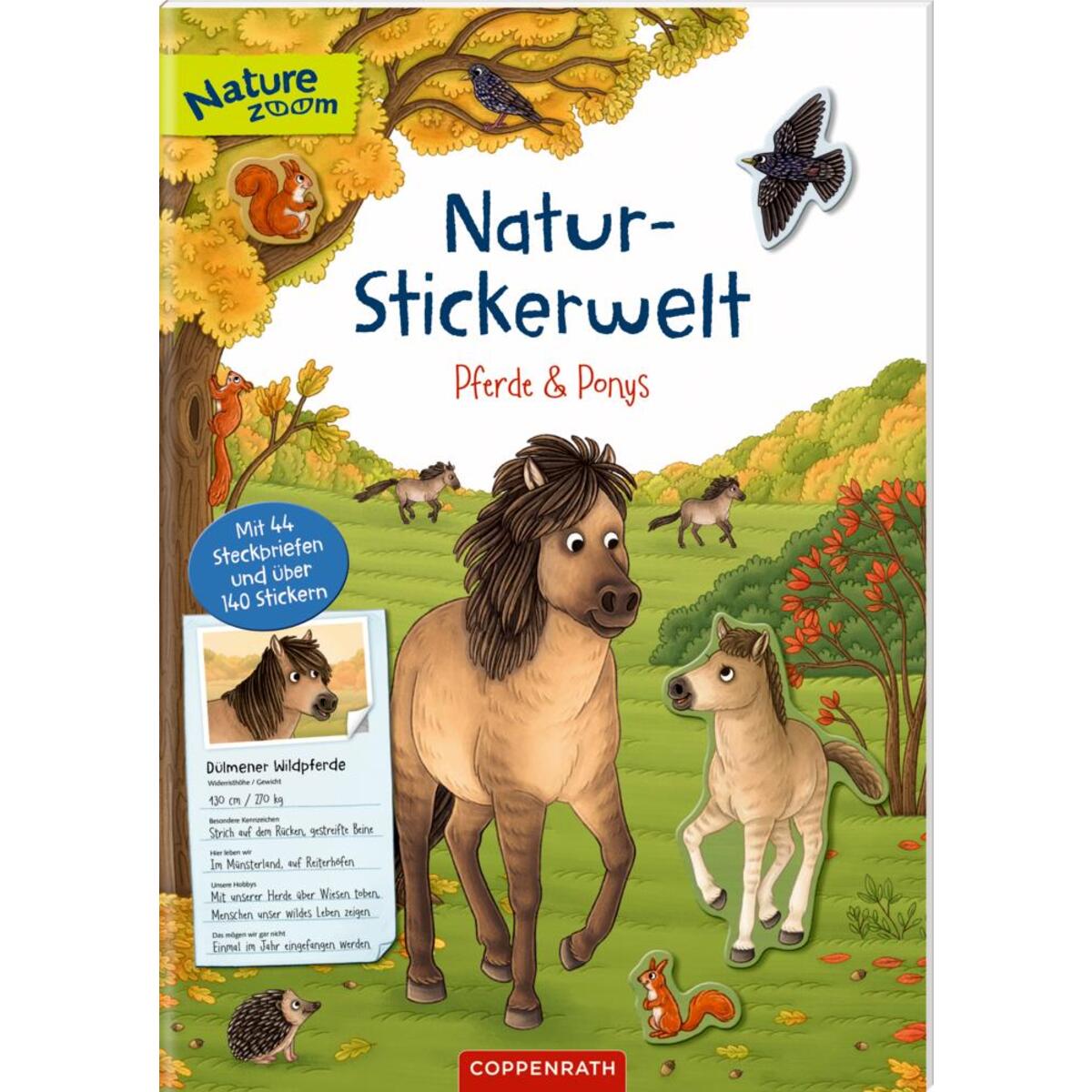 Natur-Stickerwelt - Pferde und Ponys von Coppenrath