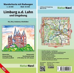 NaturNavi Wanderkarte mit Radwegen Limburg a.d. Lahn und Umgebung von NaturNavi