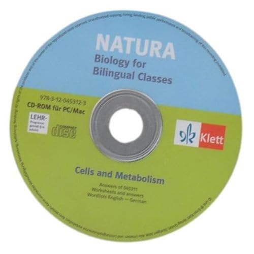 Natura Biology Cells and Metabolism: Begleit-CD - Bilingualer Unterricht Klassen 11-13