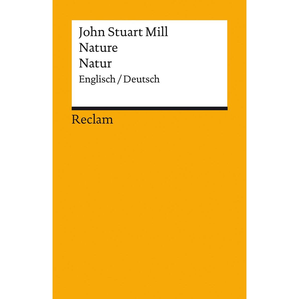 Nature/Natur Nature/Natur von Reclam Philipp Jun.