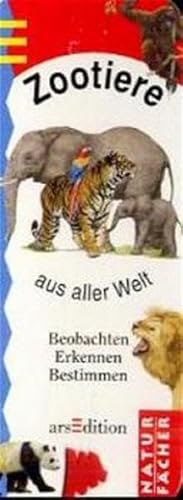 Naturfächer, Kartenfächer, Zootiere aus aller Welt, Kartenfächer