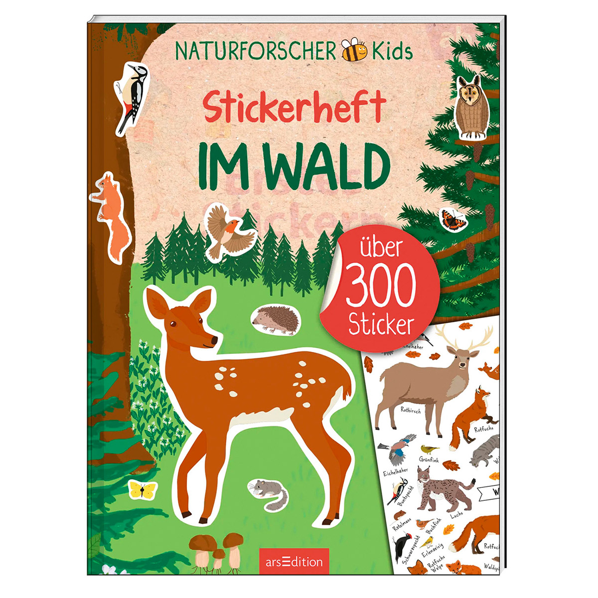 Stickerheft »Im Wald« Stickerheft »Im Wald« von Ars Edition GmbH